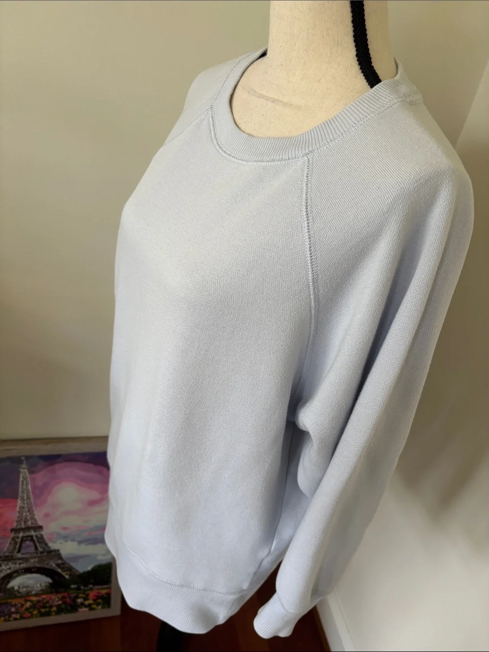 aerie Light Blue Crewneck Women's Sweater - Picture 4 of 4